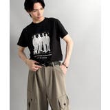 「綿100%」メッセージ刺繍入りグラフィックTシャツ Embroidered | Classical Elf Men | 詳細画像16