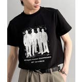 ブラック | 「綿100%」メッセージ刺繍入りグラフィックTシャツ Embroidered | Classical Elf Men