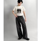 「綿100%」メッセージ刺繍入りグラフィックTシャツ Embroidered | Classical Elf Men | 詳細画像3