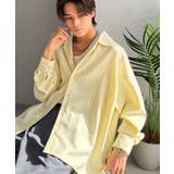 イエロー | 【Classical Origin】「大人のさりげなさ。」刺繍入りストライプ柄オ… | Classical Elf Men