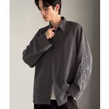 「魅せる服。」刺繍使いルーズドレープシャツ（長袖） Embroidery Loo… | Classical Elf Men | 詳細画像11 