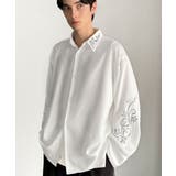 「魅せる服。」刺繍使いルーズドレープシャツ（長袖） Embroidery Loo… | Classical Elf Men | 詳細画像1 