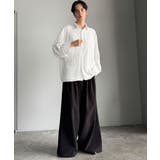 「魅せる服。」刺繍使いルーズドレープシャツ（長袖） Embroidery Loo… | Classical Elf Men | 詳細画像3 