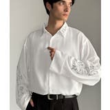 「魅せる服。」刺繍使いルーズドレープシャツ（長袖） Embroidery Loo… | Classical Elf Men | 詳細画像4 