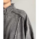 ヴィンテージ加工フリンジデニムジャケット | Classical Elf Men | 詳細画像18 