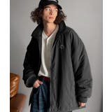 ブラック | 「防寒高機能。」リブハイネック中綿入りモンスターオーバージャケット Ribbed | Classical Elf Men