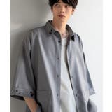 グレー | 「日常に溶け込む、魅せる服。」刺繍使いシャツジャケット Embroidery D… | Classical Elf Men