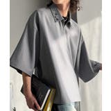 グレー | 「高見え確定。」刺繍デザインジップシャツ Embroidered Design | Classical Elf Men