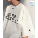 アイボリー | 刺繍もシルエットもまるで3Dな主役級アイテム！立体刺繍ドレープダンボールTシャツ… | Classical Elf Men