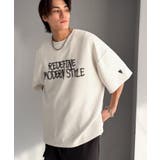 刺繍もシルエットもまるで3Dな主役級アイテム！立体刺繍ドレープダンボールTシャツ… | Classical Elf Men | 詳細画像9 