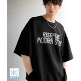 ブラック | 刺繍もシルエットもまるで3Dな主役級アイテム！立体刺繍ドレープダンボールTシャツ… | Classical Elf Men