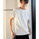 【接触冷感機能付き】肩切り替え袖刺繍ショート丈ダンボール素材Tシャツ Shoul… | Classical Elf Men | 詳細画像10 