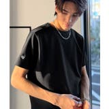 【接触冷感機能付き】肩切り替え袖刺繍ショート丈ダンボール素材Tシャツ Shoul… | Classical Elf Men | 詳細画像15 