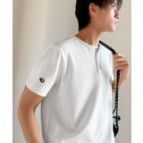 【接触冷感機能付き】肩切り替えショート丈ダンボール素材ヘンリーネックTシャツ S… | Classical Elf Men | 詳細画像7
