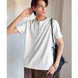 【接触冷感機能付き】肩切り替えショート丈ダンボール素材ヘンリーネックTシャツ S… | Classical Elf Men | 詳細画像11
