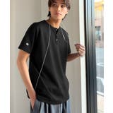 【接触冷感機能付き】肩切り替えショート丈ダンボール素材ヘンリーネックTシャツ S… | Classical Elf Men | 詳細画像16