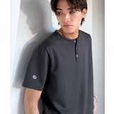 【接触冷感機能付き】肩切り替えショート丈ダンボール素材ヘンリーネックTシャツ S… | Classical Elf Men | 詳細画像26