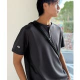 【接触冷感機能付き】肩切り替えショート丈ダンボール素材ヘンリーネックTシャツ S… | Classical Elf Men | 詳細画像31