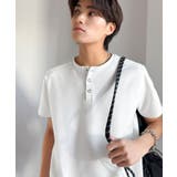【接触冷感機能付き】肩切り替えショート丈ダンボール素材ヘンリーネックTシャツ S… | Classical Elf Men | 詳細画像3