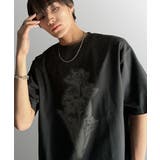 ブラック | Flower Print Basic | Classical Elf Men
