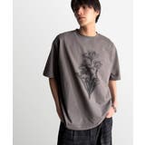 チャコール | Flower Print Basic | Classical Elf Men