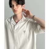 「ハートを撃ち抜く。」コットン100%リップストップ素材オープンカラーシャツ | Classical Elf Men | 詳細画像13