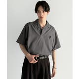 「ハートを撃ち抜く。」コットン100%リップストップ素材オープンカラーシャツ | Classical Elf Men | 詳細画像30