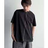 ブラック | Asymmetric Stitch Design | Classical Elf Men