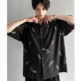 「脱、平凡。」総柄プリントオーバーサイズドレープ半袖シャツ Oversized | Classical Elf Men | 詳細画像8