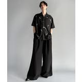 「脱、平凡。」総柄プリントオーバーサイズドレープ半袖シャツ Oversized | Classical Elf Men | 詳細画像9