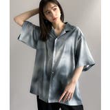 「脱、平凡。」総柄プリントオーバーサイズドレープ半袖シャツ Oversized | Classical Elf Men | 詳細画像13