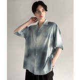 「脱、平凡。」総柄プリントオーバーサイズドレープ半袖シャツ Oversized | Classical Elf Men | 詳細画像14