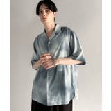 「脱、平凡。」総柄プリントオーバーサイズドレープ半袖シャツ Oversized | Classical Elf Men | 詳細画像15
