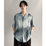 「脱、平凡。」総柄プリントオーバーサイズドレープ半袖シャツ Oversized | Classical Elf Men | 詳細画像19