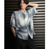 「脱、平凡。」総柄プリントオーバーサイズドレープ半袖シャツ Oversized | Classical Elf Men | 詳細画像24