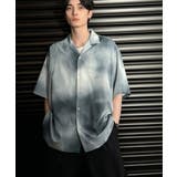 「脱、平凡。」総柄プリントオーバーサイズドレープ半袖シャツ Oversized | Classical Elf Men | 詳細画像25
