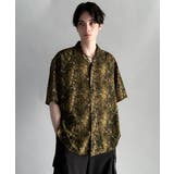 「脱、平凡。」総柄プリントオーバーサイズドレープ半袖シャツ Oversized | Classical Elf Men | 詳細画像28