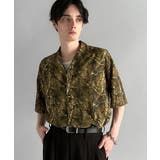 「脱、平凡。」総柄プリントオーバーサイズドレープ半袖シャツ Oversized | Classical Elf Men | 詳細画像30