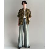 「脱、平凡。」総柄プリントオーバーサイズドレープ半袖シャツ Oversized | Classical Elf Men | 詳細画像36