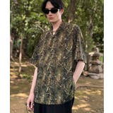 「脱、平凡。」総柄プリントオーバーサイズドレープ半袖シャツ Oversized | Classical Elf Men | 詳細画像38