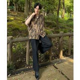 「脱、平凡。」総柄プリントオーバーサイズドレープ半袖シャツ Oversized | Classical Elf Men | 詳細画像39