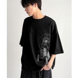 ブラック | Flower Stitch Applique | Classical Elf Men