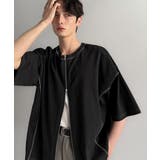 「1枚でも羽織でも。」インサイドアウト仕様2wayダブルジップTシャツ | Classical Elf Men | 詳細画像30
