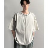 「1枚でも羽織でも。」インサイドアウト仕様2wayダブルジップTシャツ | Classical Elf Men | 詳細画像1