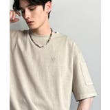 「イマドキな、古着感。」袖ポケット付きピグメント加工刺繍入りTシャツ | Classical Elf Men | 詳細画像14