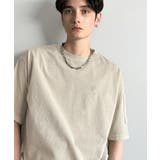 「イマドキな、古着感。」袖ポケット付きピグメント加工刺繍入りTシャツ | Classical Elf Men | 詳細画像19