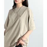 「イマドキな、古着感。」袖ポケット付きピグメント加工刺繍入りTシャツ | Classical Elf Men | 詳細画像28