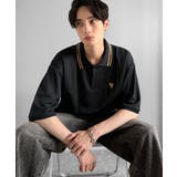 ブラック | 「洗練を纏う、上質な日常。」刺繍入りハイクオリティダブルフェイス素材ポロシャツ … | Classical Elf Men