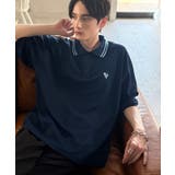 ネイビー | 「洗練を纏う、上質な日常。」刺繍入りハイクオリティダブルフェイス素材ポロシャツ … | Classical Elf Men