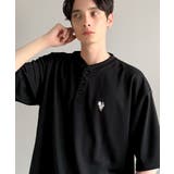 「大人びた遊び心。」刺繍入りハイクオリティダブルフェイス素材バンドカラーポロシャ… | Classical Elf Men | 詳細画像14